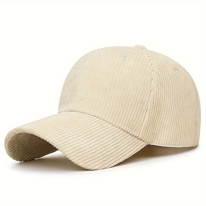 Cathe | Casquette en Velours Côtelé avec Visière Souple et Élégante