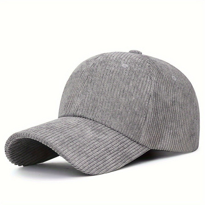 Cathe | Casquette en Velours Côtelé avec Visière Souple et Élégante