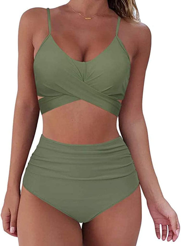 Margaret | Bikini Haute Taille Élégant pour un Look Inoubliable