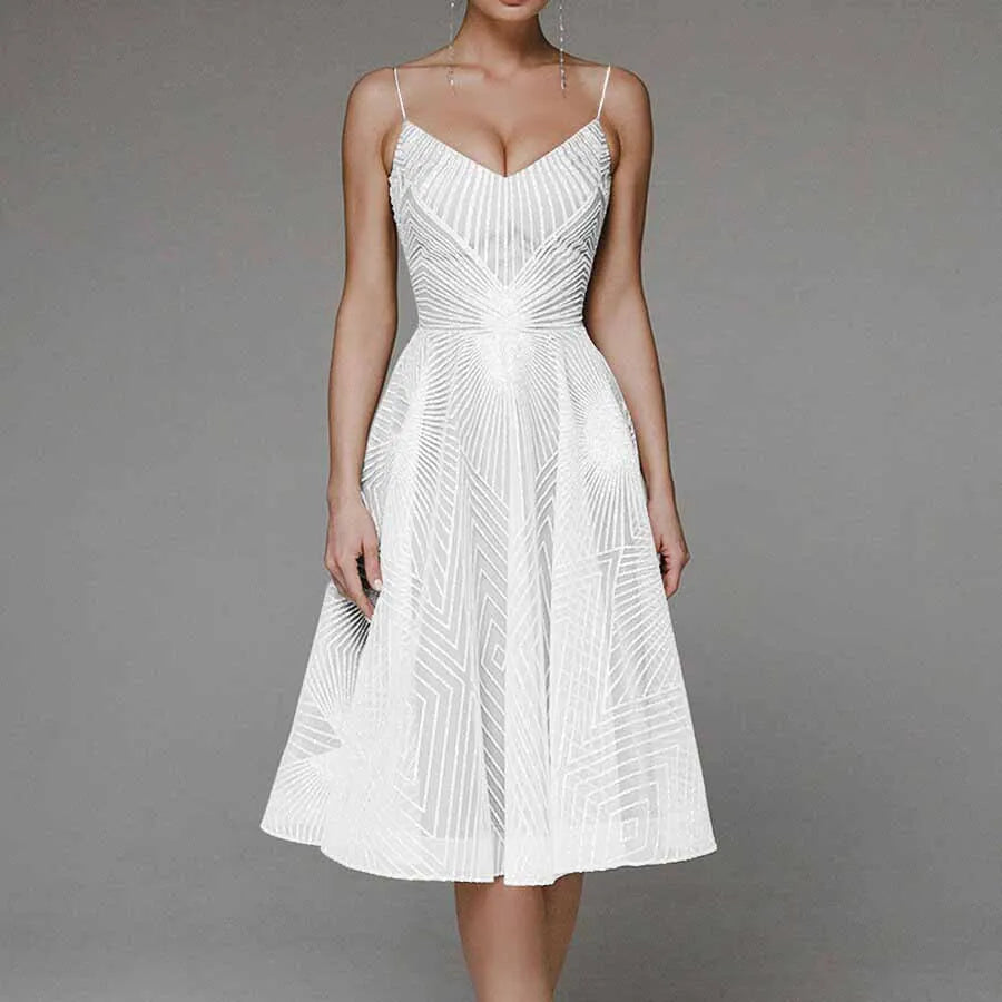 Modisches Maura™ Kleid mit attraktivem Rückenausschnitt