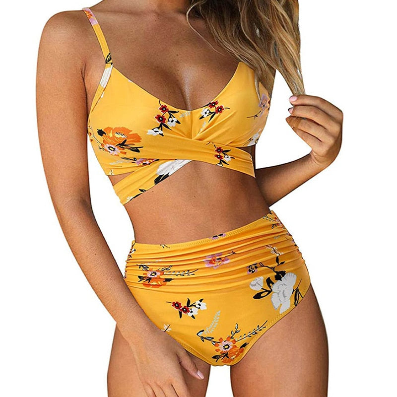 Margaret | Bikini Haute Taille Élégant pour un Look Inoubliable