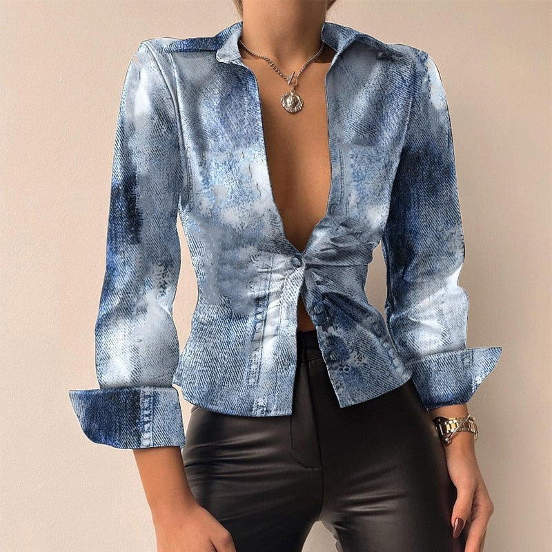 Stylische Damenbluse mit langen Ärmeln - die perfekte Wahl für jede Gelegenheit