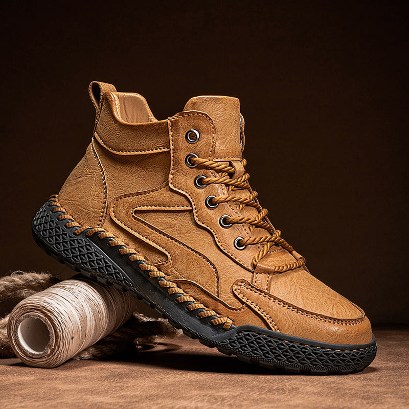 Strapazierfähige und elegante Lederwanderschuhe für Männer
