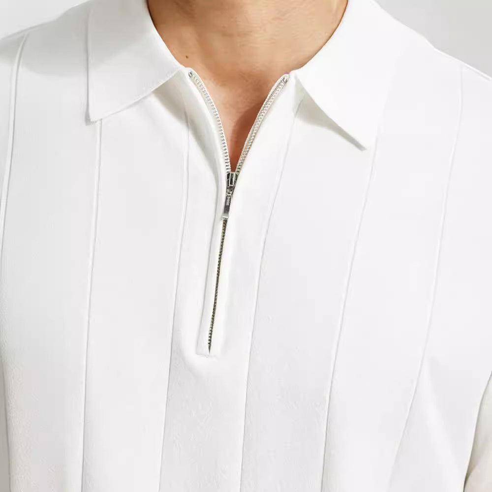 Laurel - Stilvolles und bequemes Herren-Poloshirt mit Reißverschluss für einen einzigartigen Look