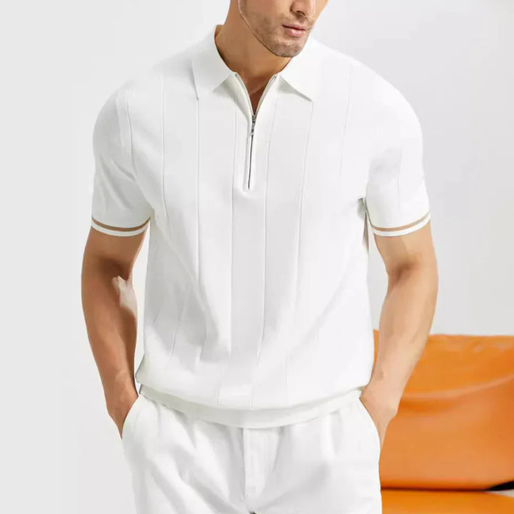Laurel - Stilvolles und bequemes Herren-Poloshirt mit Reißverschluss für einen einzigartigen Look