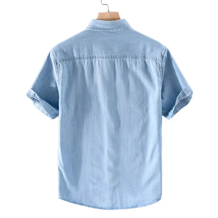 Alessandro Denim Herrenhemd aus hochwertiger Baumwolle für einen stilvollen Look