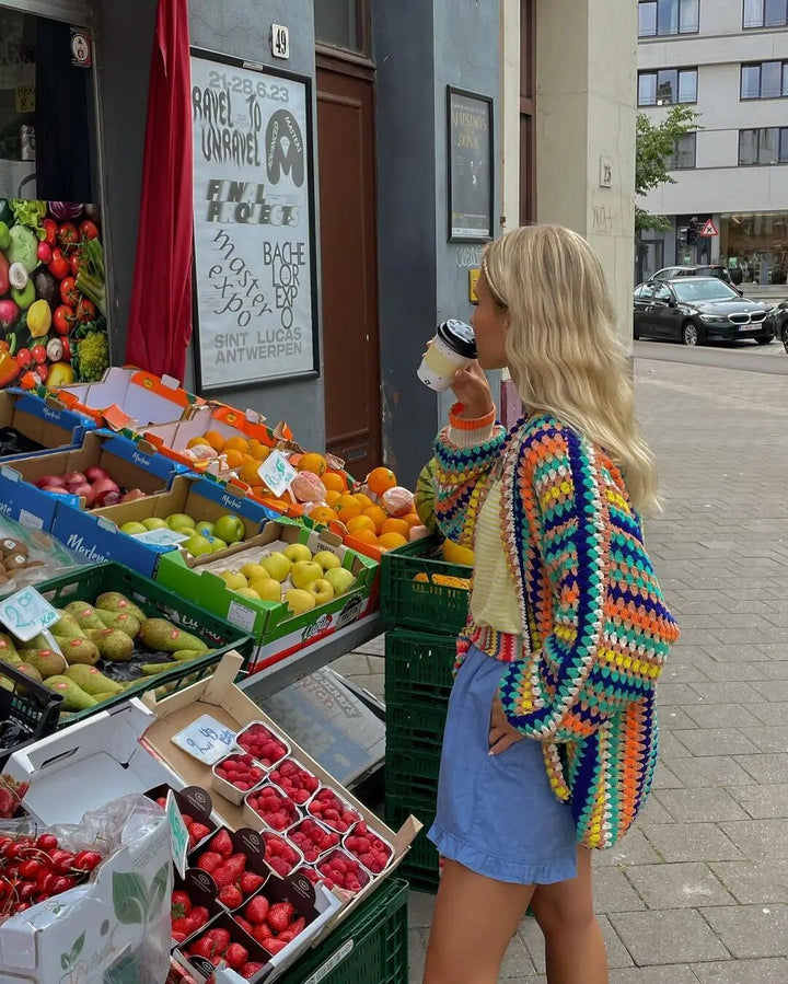 Modische Boho-Strickjacke für Frauen für eleganten und lässigen Stil