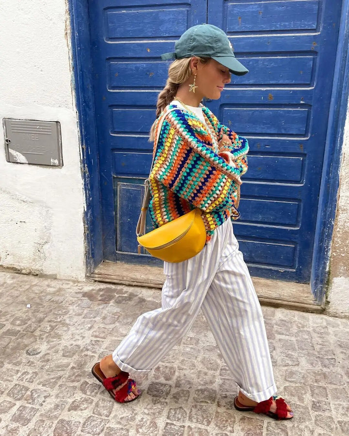 Modische Boho-Strickjacke für Frauen für eleganten und lässigen Stil