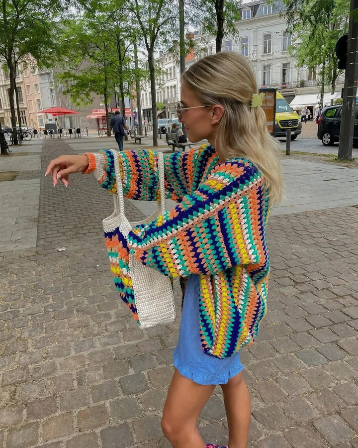 Modische Boho-Strickjacke für Frauen für eleganten und lässigen Stil