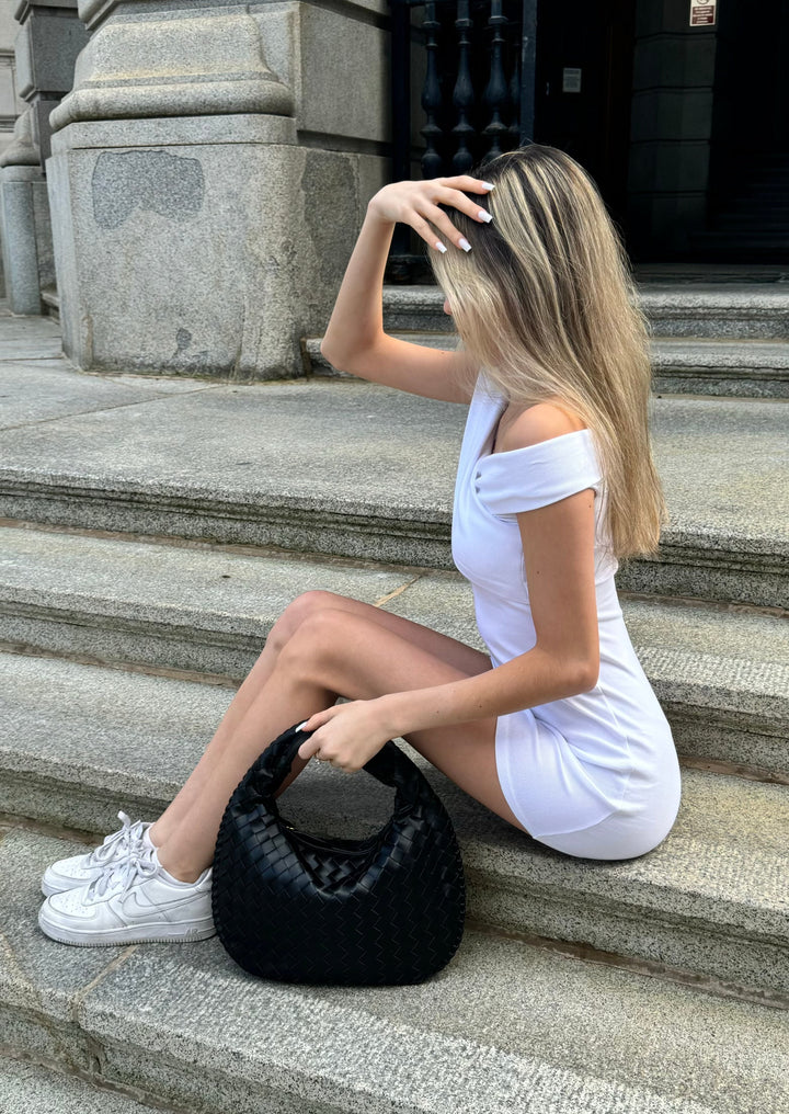Vaida | Szykowna czarna torba z wysokiej jakości materiału dla modnego i luksusowego wyglądu