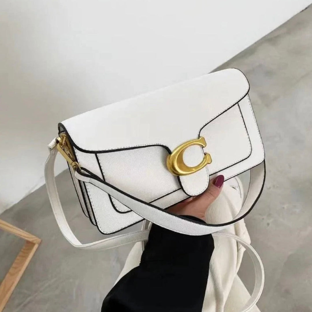 Kiera | Luxe Elegante Lederen Schoudertas voor een Stijlvol en Zelfverzekerd Verschijnen