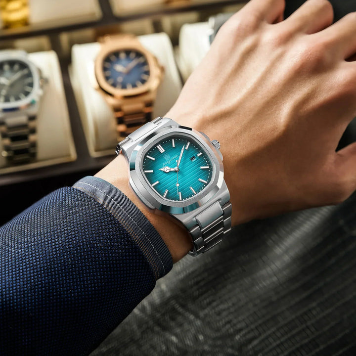Elegante Herren Edelstahl-Armbanduhr – Perfekt für jeden Anlass