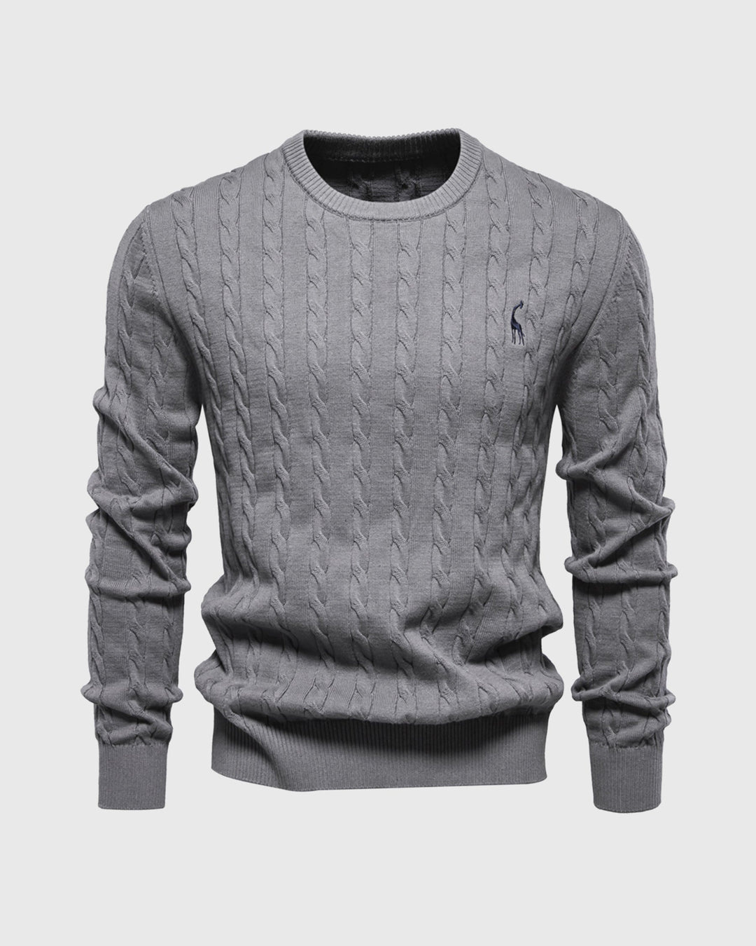 Modischer Herrenpullover aus weichem Baumwollstrick - zeitloser Komfort und Eleganz