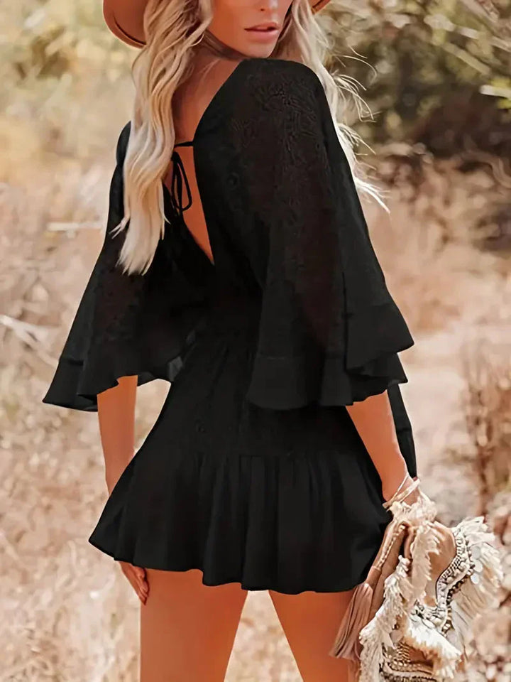 Modisches und elegantes Boho-Minikleid für Frauen - der perfekte Stil für jede Gelegenheit