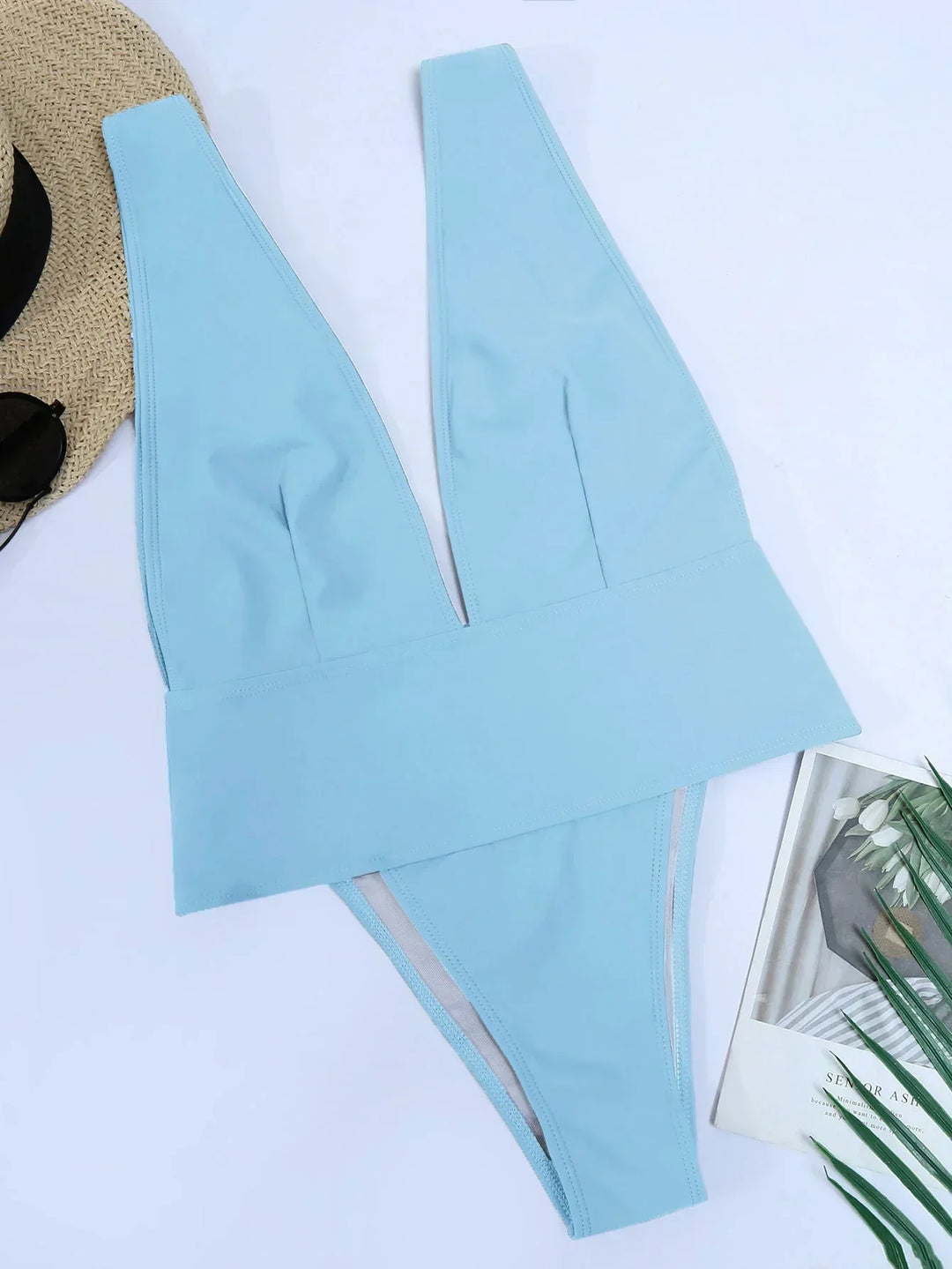 Rhia | Luxe Badpak met Open Rug en Chic Snit voor een Verfijnde en Elegante Look