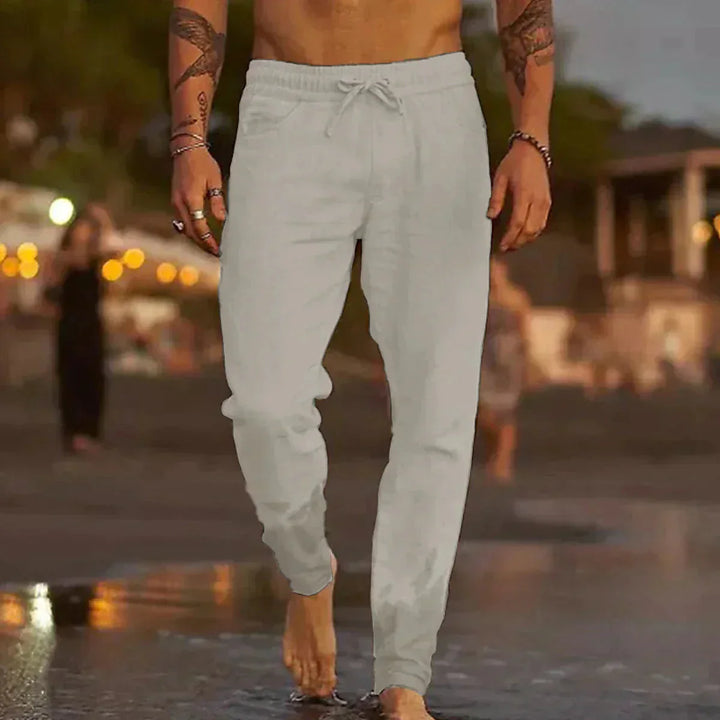 Pantaloni Uomo in Lino Mattia™ - Stil, Raffinesse und Komfort für jede Art von Abenteuer