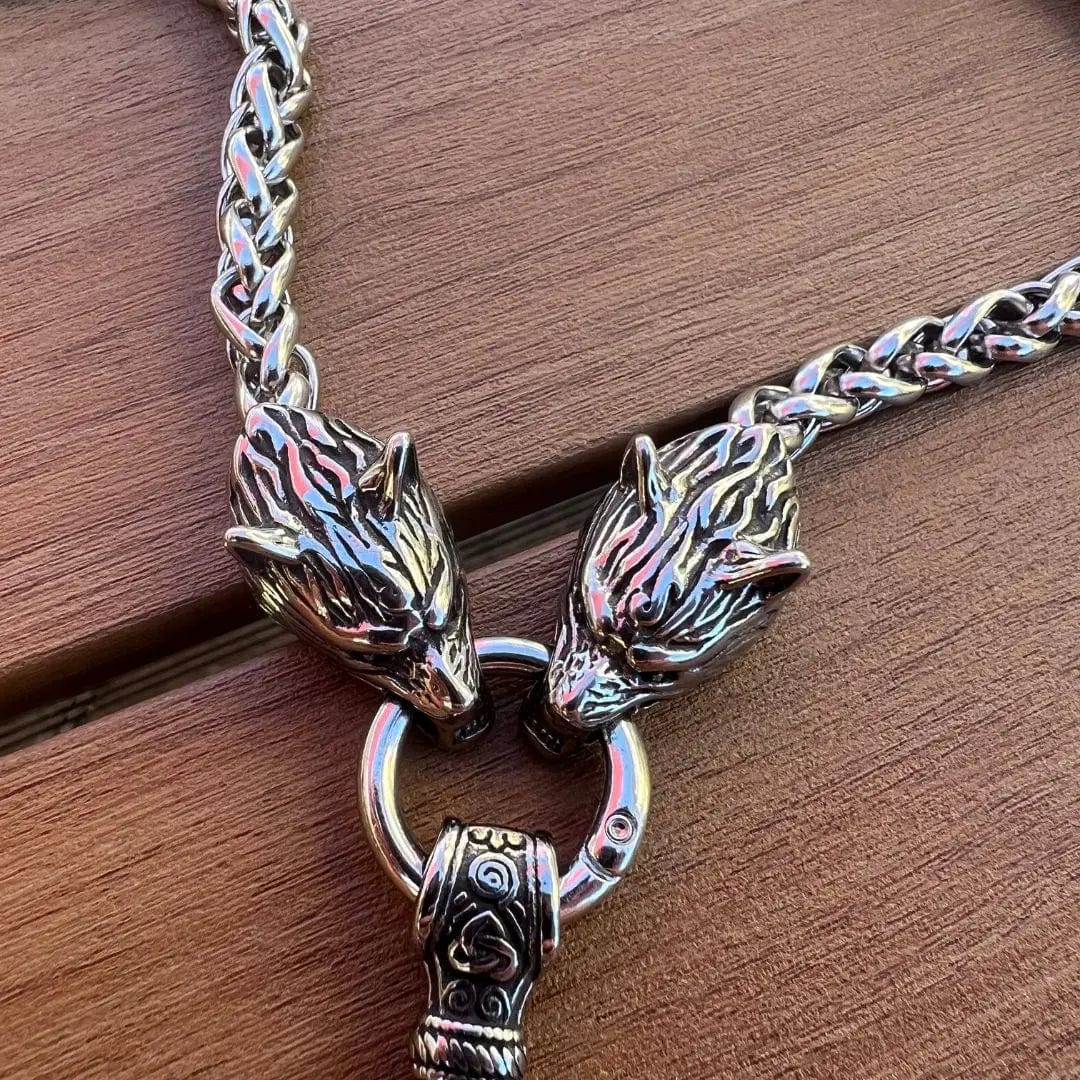 Wytrzymały i stylowy naszyjnik męski Viking Protection – symbol siły i ochrony