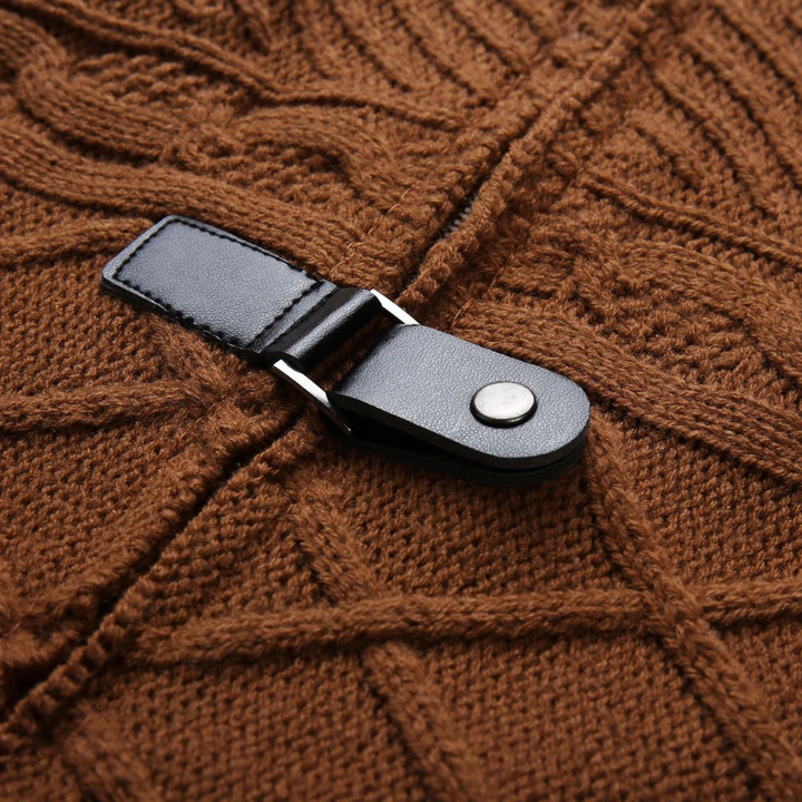 Eleganter Herren-Rollkragenpullover aus hochwertiger Merinowolle