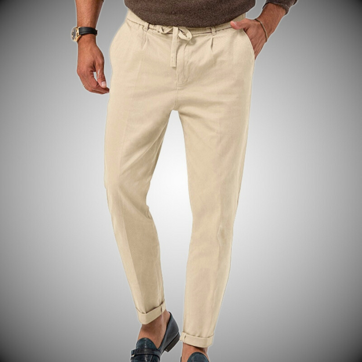 Elegante Herren-Leinenhose - stilvoll und vielseitig für jede Gelegenheit