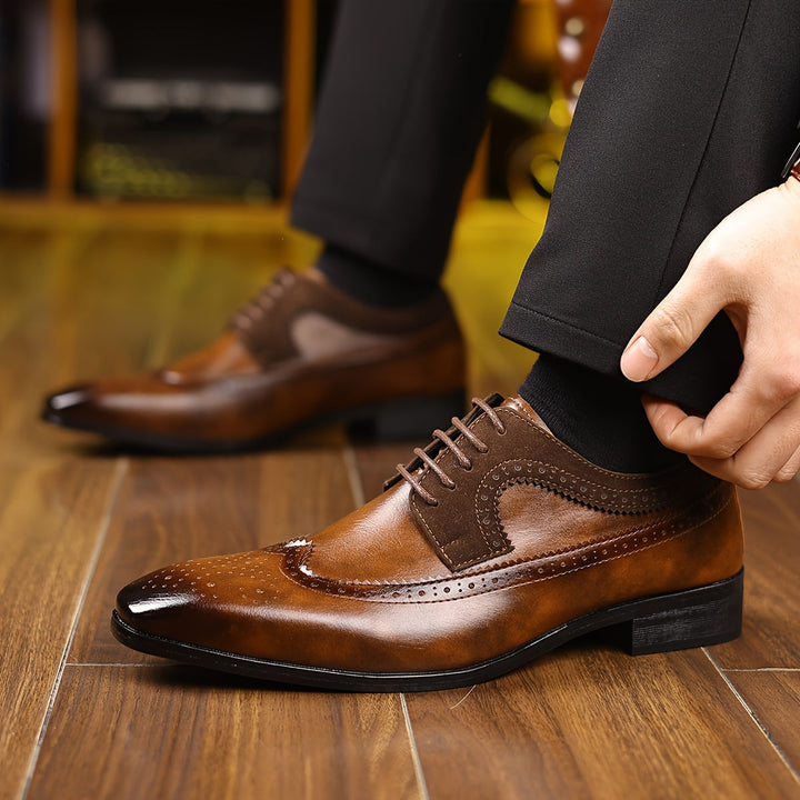 Exklusive Herren-Business-Schuhe aus Leder für einen einzigartigen und eleganten Stil
