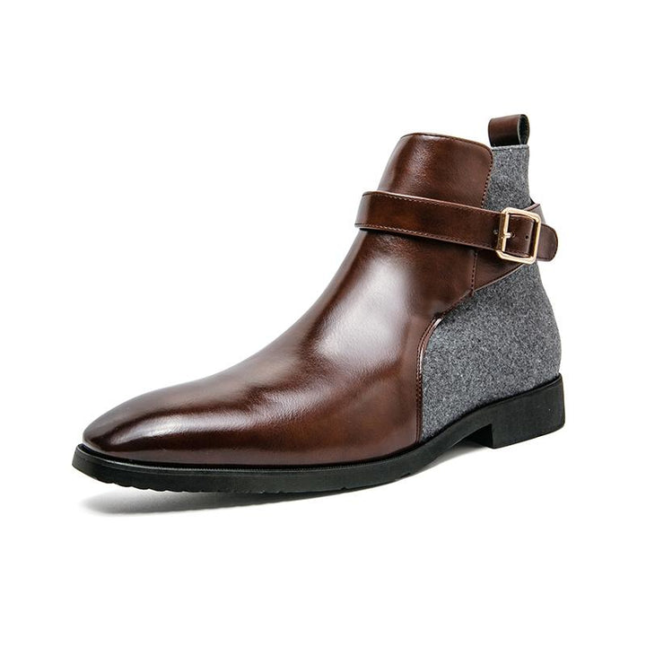 Elegante, handgefertigte Herrenschuhe aus luxuriösem Leder