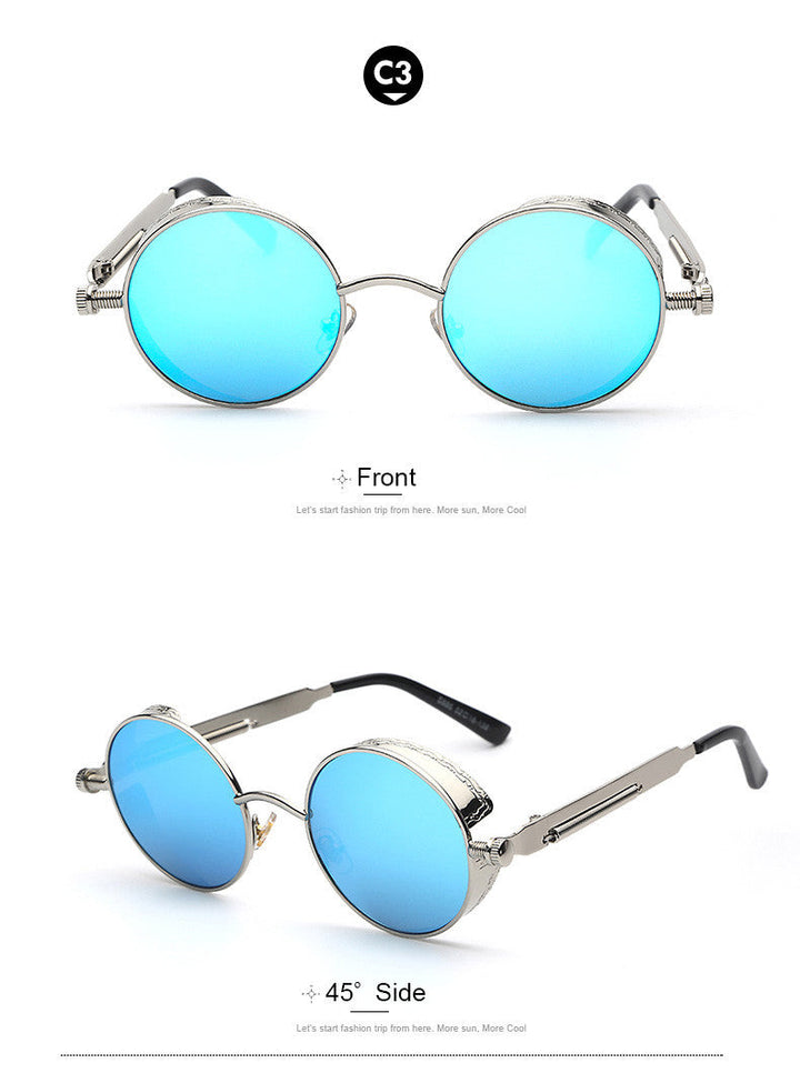 Eleganckie męskie okulary przeciwsłoneczne w stylu retro – podkreśl swój wyjątkowy look