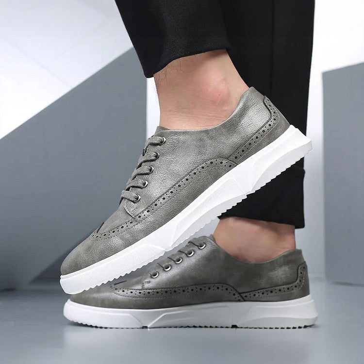 Elegante Herren-Sportschuhe aus Leder - ideal für elegante Freizeitkleidung