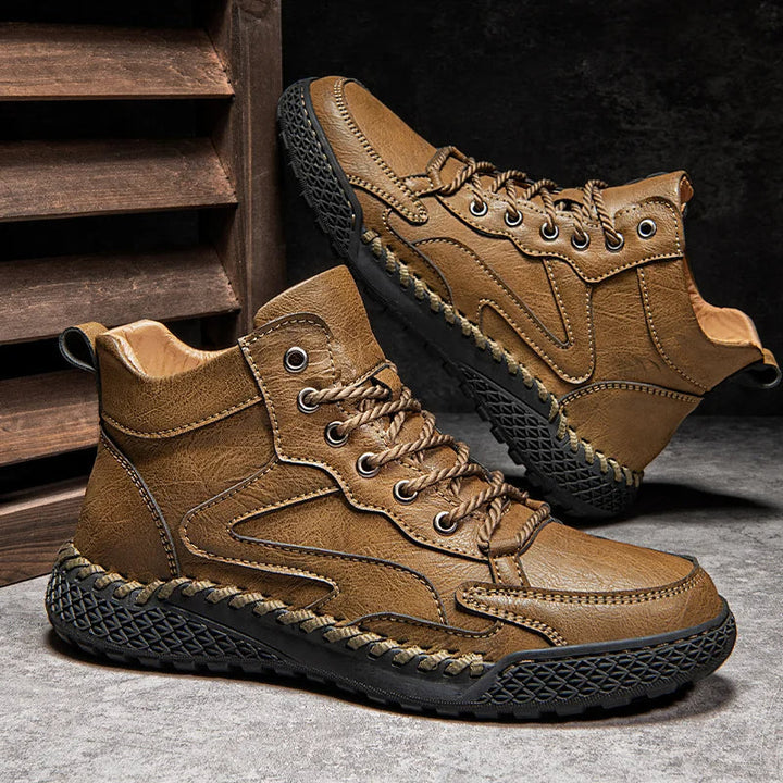 Strapazierfähige und elegante Lederwanderschuhe für Männer