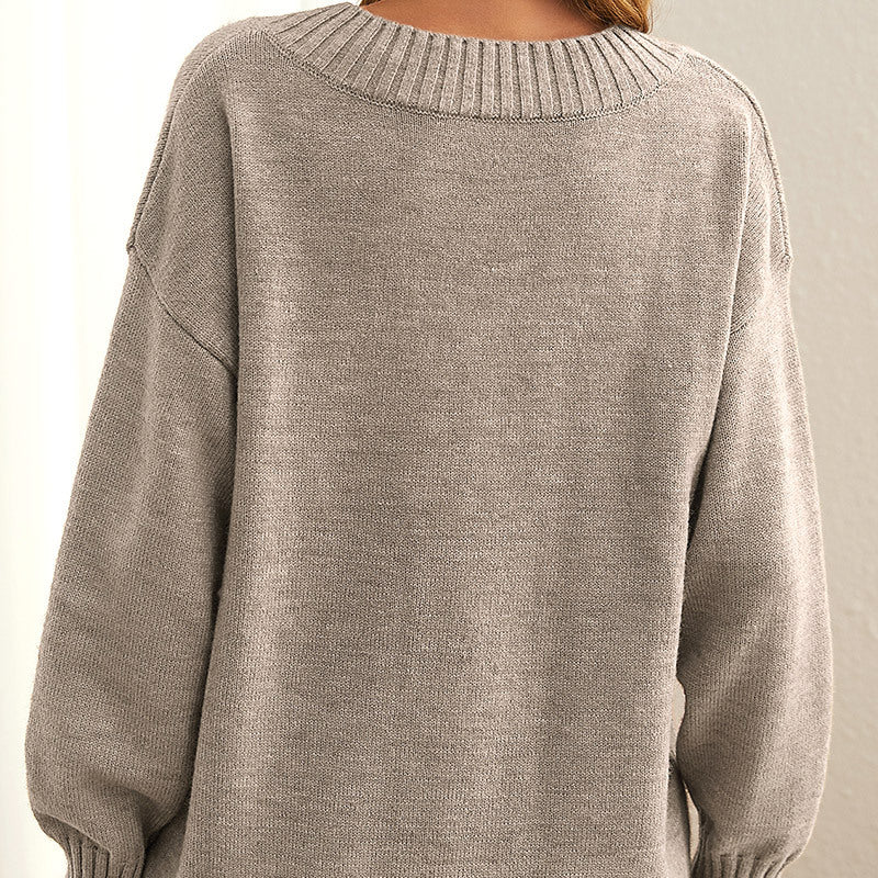 Eleganter langärmeliger Damenpullover - perfekt für jede Gelegenheit