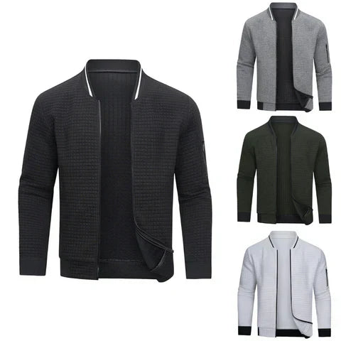 Kuschelig warmer Herrenpullover mit Reißverschluss - eine Garantie für maximalen Komfort