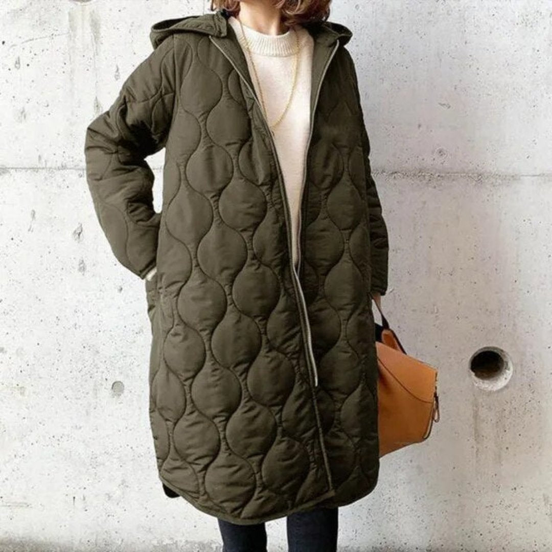 Elegante Damen-Steppjacke mit praktischem Reißverschluss für maximalen Komfort