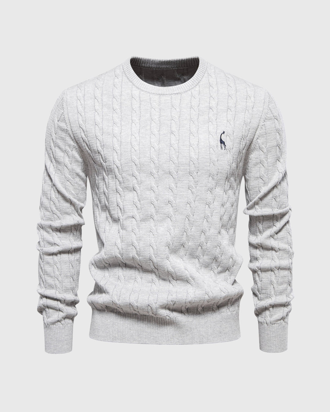 Modischer Herrenpullover aus weichem Baumwollstrick - zeitloser Komfort und Eleganz
