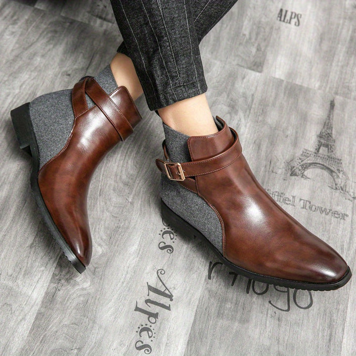 Elegante, handgefertigte Herrenschuhe aus luxuriösem Leder