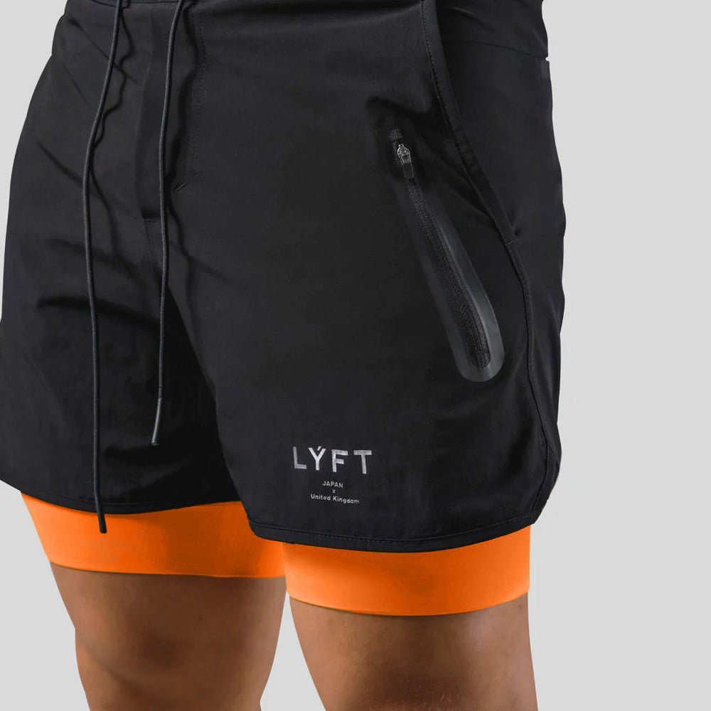Vielseitige 2-in-1-Sport- und Trainingsshorts für Männer - optimale Leistung und Komfort bei jedem Schritt