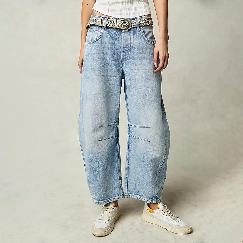 Trendige Damenjeans mit weitem Bein - der perfekte Style für jede Gelegenheit