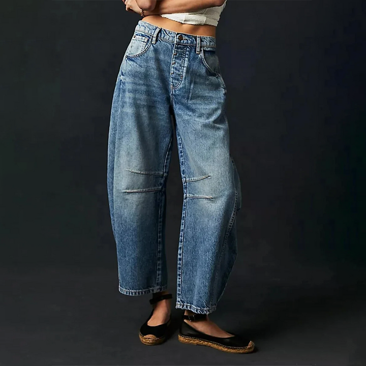 Trendige Damenjeans mit weitem Bein - der perfekte Style für jede Gelegenheit