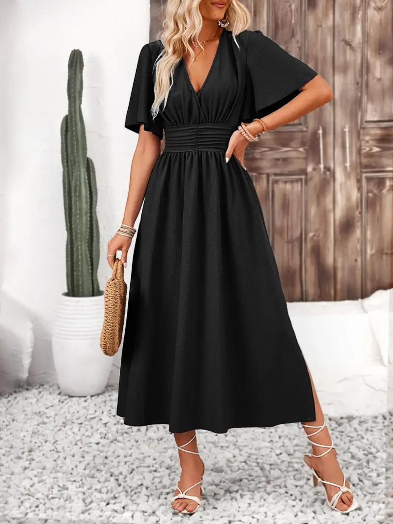 Modisches langes Damenkleid - eine Kombination aus Eleganz und Komfort für jede Gelegenheit