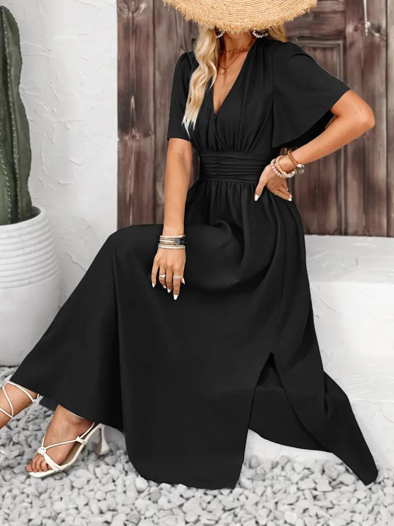 Modisches langes Damenkleid - eine Kombination aus Eleganz und Komfort für jede Gelegenheit