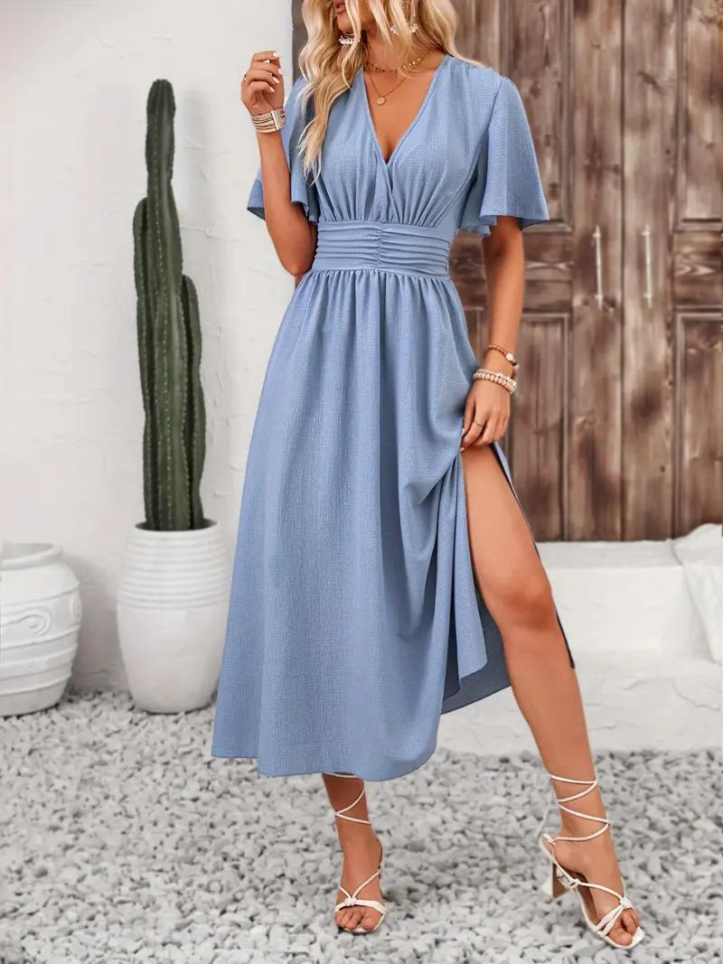 Modisches langes Damenkleid - eine Kombination aus Eleganz und Komfort für jede Gelegenheit