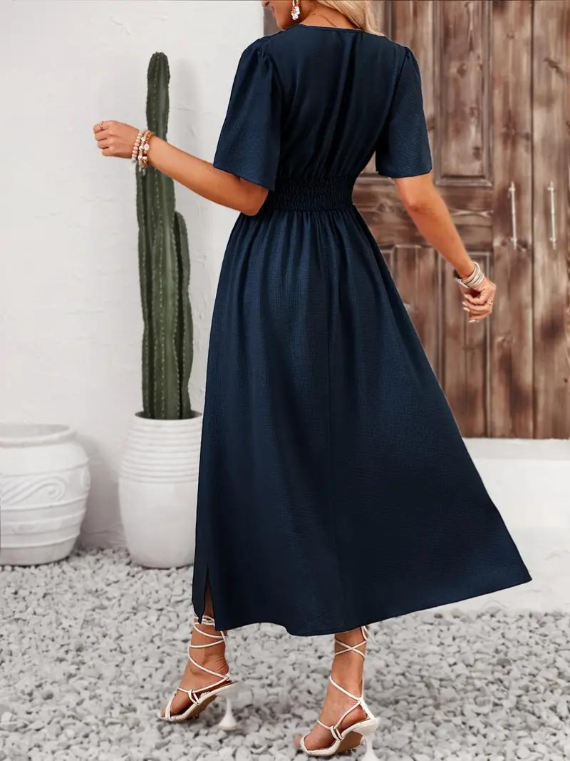 Modisches langes Damenkleid - eine Kombination aus Eleganz und Komfort für jede Gelegenheit
