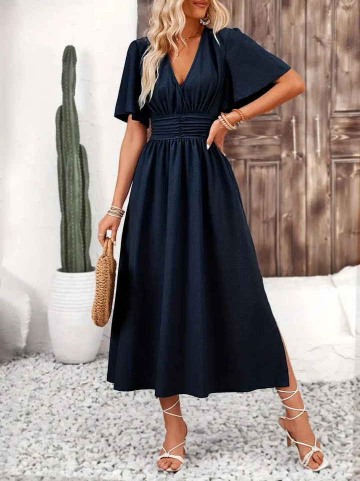 Modisches langes Damenkleid - eine Kombination aus Eleganz und Komfort für jede Gelegenheit