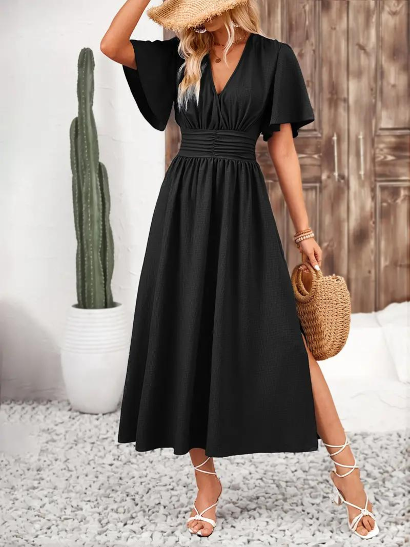 Modisches langes Damenkleid - eine Kombination aus Eleganz und Komfort für jede Gelegenheit