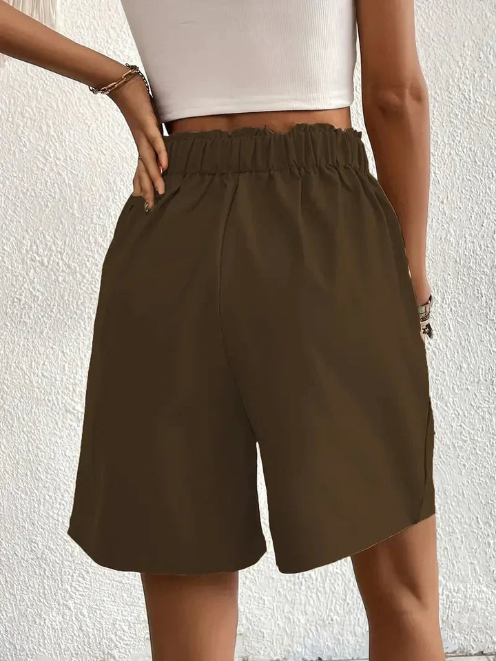 Elegante Damen-Shorts mit hoher Taille für einen modischen und bequemen Look
