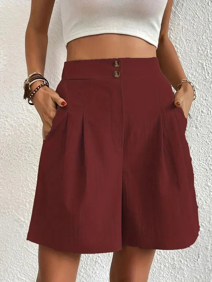 Elegante Damen-Shorts mit hoher Taille für einen modischen und bequemen Look