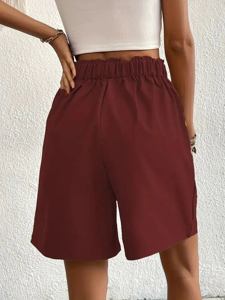 Elegante Damen-Shorts mit hoher Taille für einen modischen und bequemen Look