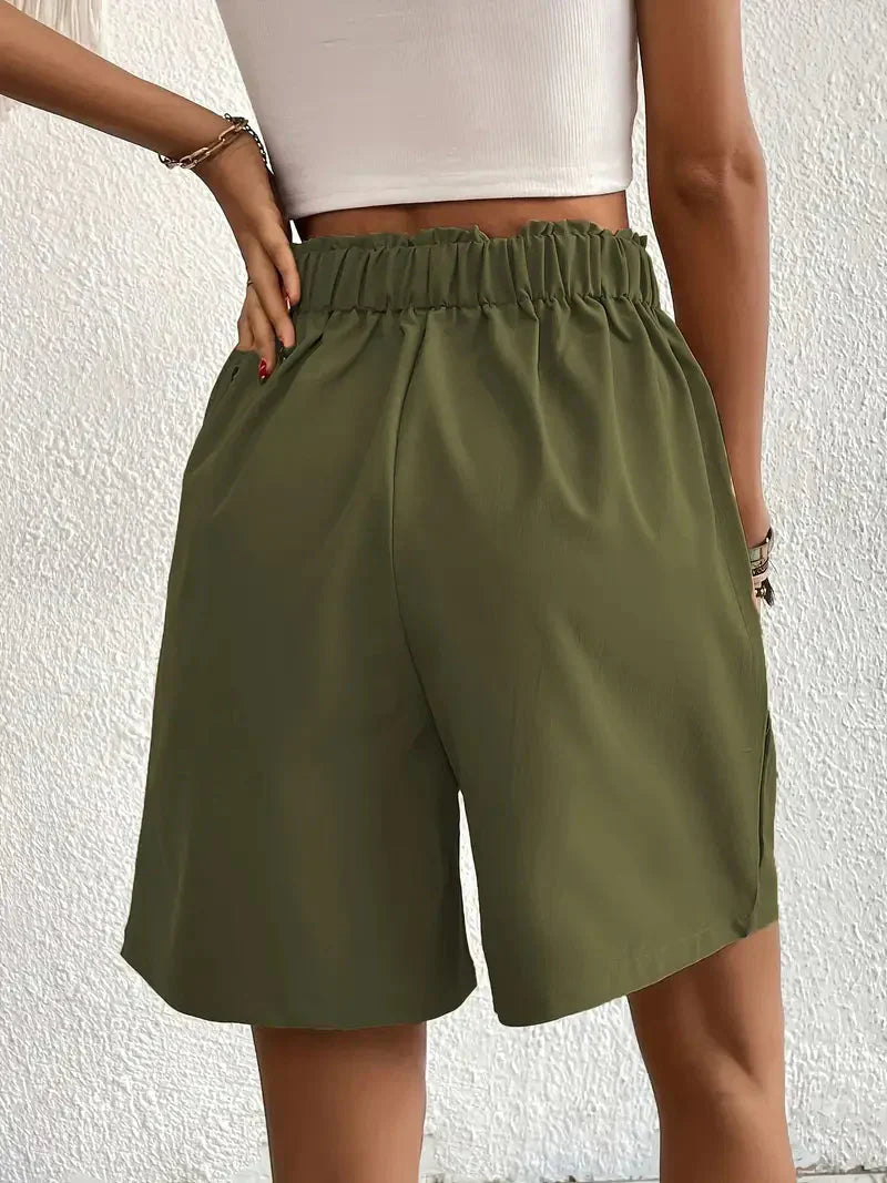 Elegante Damen-Shorts mit hoher Taille für einen modischen und bequemen Look