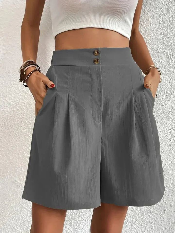 Elegante Damen-Shorts mit hoher Taille für einen modischen und bequemen Look