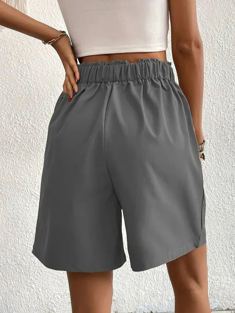 Elegante Damen-Shorts mit hoher Taille für einen modischen und bequemen Look