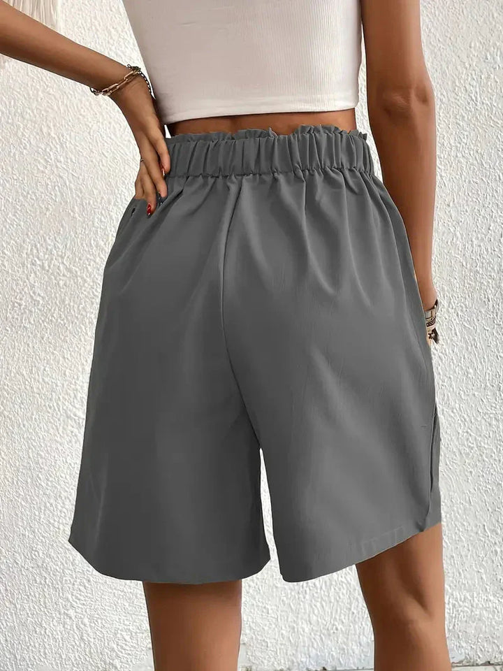 Elegante Damen-Shorts mit hoher Taille für einen modischen und bequemen Look