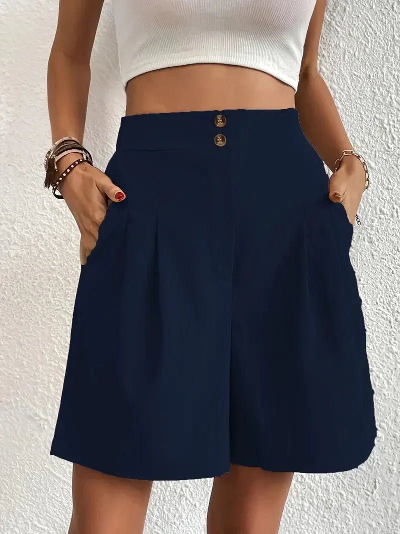 Elegante Damen-Shorts mit hoher Taille für einen modischen und bequemen Look